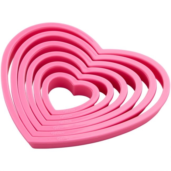 Cookie Cutter Set - Hearts / 6